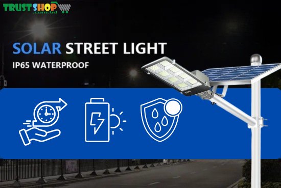 150W Solar LED Street Light