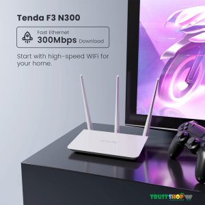 Tenda F3 300Mbps Wireless Wi-Fi Router