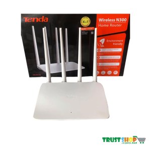Tenda F6 300Mbps N300 4 Antenna Easy Setup Wifi Router