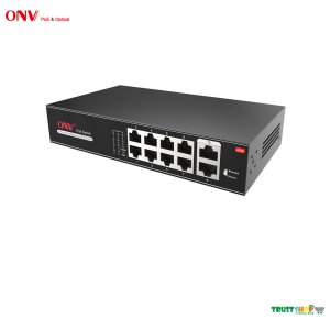 ONV-H1108PLS 10-port PoE switch 10m/250m transmission