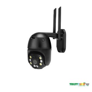 V380 Pro 3MP Full HD PTZ Black Waterproof WiFi IP Camera