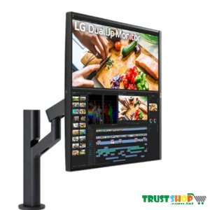 LG 28MQ780-B 28 Inch SDQHD Dual HDMI, DP USB Type-C, USB Type-B, Dual USB, Monitor with Ergo Stand