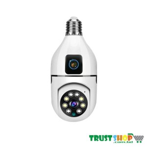 V380 PRO Dual Lens Bulb Wi-Fi Camera